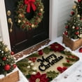 thumbnail image 1 of Aodebiao Festive Christmas Rug Holiday Floor Mat Decorative Home Decor Soft Polyester Carpet for Living Room Bedroom Kitchen Bathroom Entryway, 1 of 6