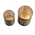 thumbnail image 4 of Maison Concepts Set/2 Cut Work Medallion Candleholder (5.25L X 5.25W X 7H), 4 of 4
