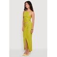 thumbnail image 2 of Women's Textured Knit Twist Front Asymmetrical Slit Skirt, 2 of 4