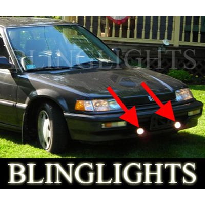 For Fog Lights for 1988 1989 1990 1991 Honda Civic Sedan Hatchback Wagon