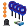 thumbnail image 2 of Paletas profesionales de Pickleball Basswood 4 Toallas de enfriamiento 4 Bolas Raquetas ligeras de Pickleball con bolsa Comfort Grip Regalos para, 2 of 9