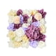 thumbnail image 5 of Panel de Flores de Seda Artificial, Hidrangea y Rosa Artificial, Fondo para Foto de Boda, Escenario para Celebraciones en Casa, Fondo de Escenario - Púrpura, 5 of 6