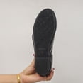 thumbnail image 5 of SAWOBUUN Women's Slouchy Ankle Boots Faux Leather Round Toe Flat Sole Slip On Non Slip Comfort Casual Winter Booties, 5 of 9