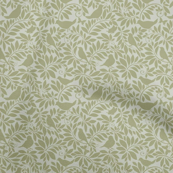 oneOone Polyester Spandex Beige Fabric Asian Block Sewing Material Print Fabric By The Yard 56 Inch Wide