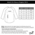 thumbnail image 4 of Gift For Horse Lover Infinite Love 3/4 Women Sleeve Baseball Jersey Shirt Large blue/gray, 4 of 5
