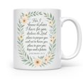 thumbnail image 2 of Floral Inspirational 11 oz Coffee Mug - Gift for Friends White Ceramic, 2 of 7