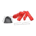 thumbnail image 3 of koolsoo 4 Pcs Lignes de Volleyball de Plage Pratiques 26 Pieds 52 Pieds pour Parc Gazon Extérieur Rouge, 3 of 9