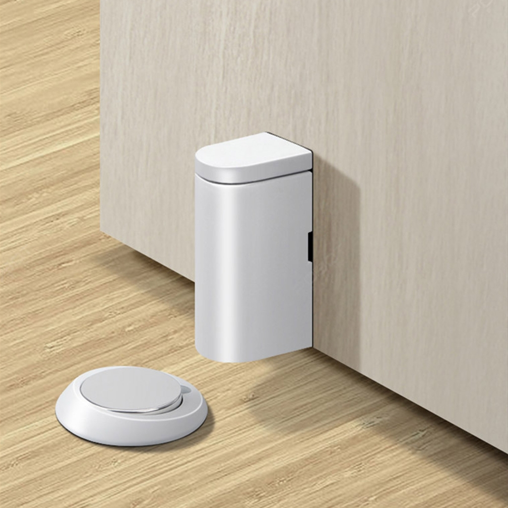 WINDLAND Magnetic Door Stop Not Drill Wall Guard Doorstop for Multiple Door Thicknesses