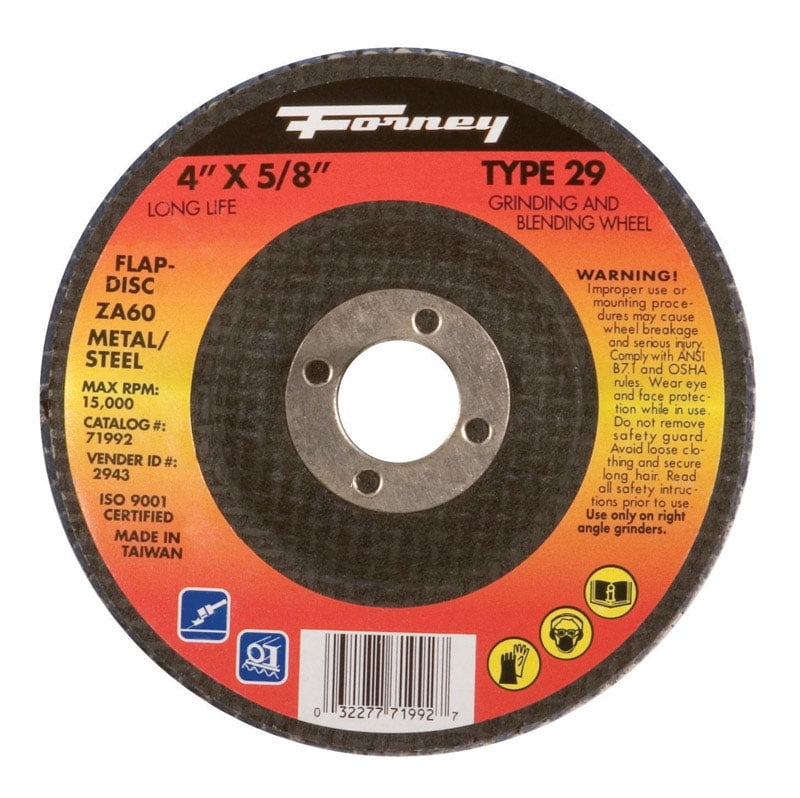 100 Grit 10 Pcs Aluminum Oxide Zirconia Flap Disc Grinding wheels Angle grinder discs 4x5/8 inch 