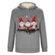 thumbnail image 4 of Sudadera con capucha para hombre, informal, a la moda, con estampado navideño, de manga larga y bolsillo, de poliéster, 4 of 5