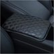 thumbnail image 1 of Cojín de cuero sintético para consola central de automóvil, funda de asiento para reposabrazos de automóvil, ajuste universal (a-negro), 1 of 5
