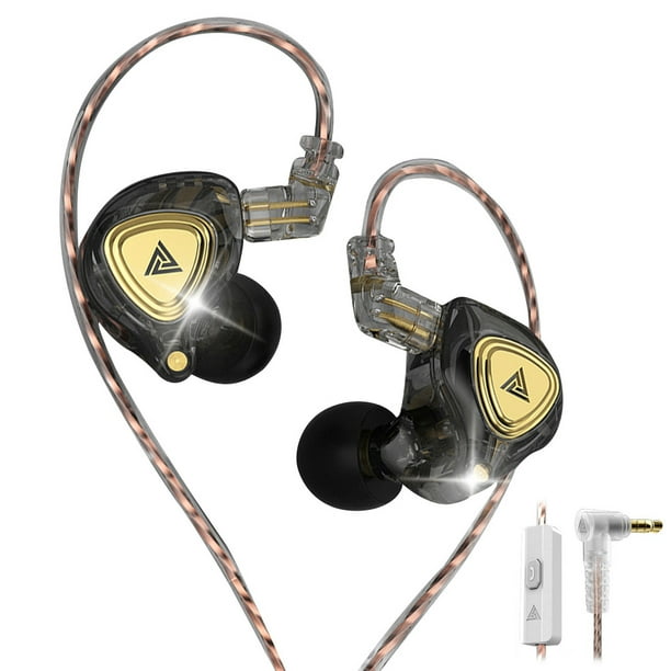 Seitruly ZX3 Auriculares con cable Auriculares intrauditivos Auriculares para caminar Negro sin micrófono Cables de audio/vídeo Negro con micrófono