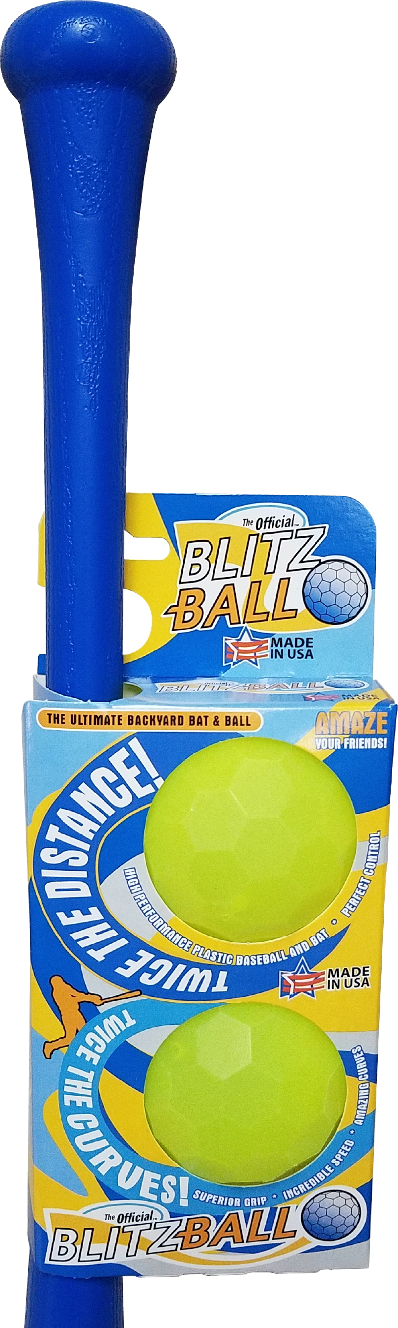 Blitzball 3 Piece 2 Blitz Balls and Bat for sale online 