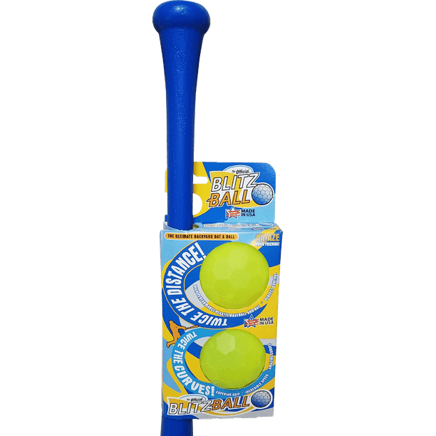 Blitzball Plastic Bat And Ball Combo Set (2 Balls)