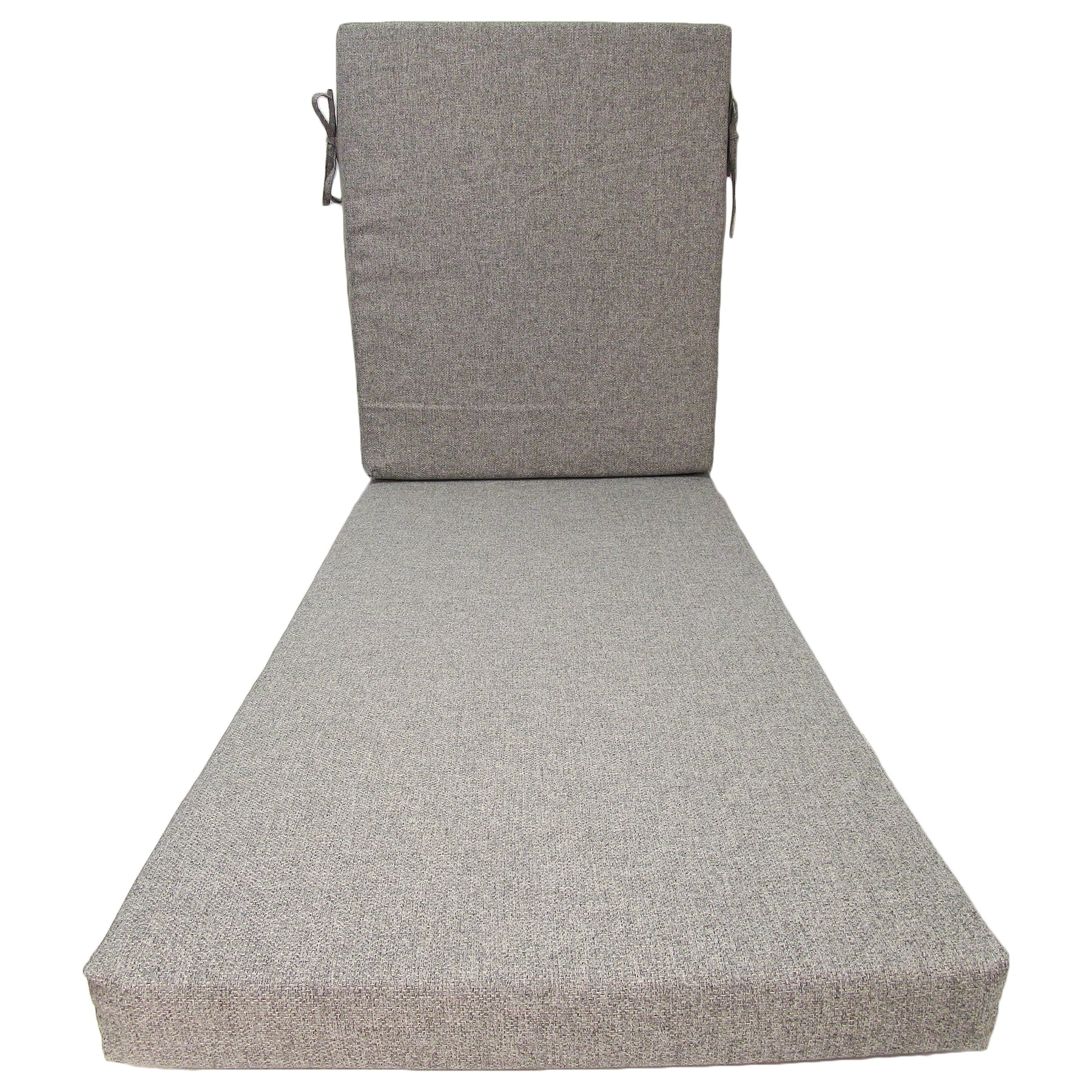Better Homes & Gardens 72" x 23" Outdoor Chaise Lounge Cushion, 1-Piece, Grey