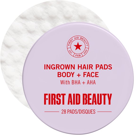 Discos para vellos encarnados First Aid Beauty BHA AHA 28 unidades