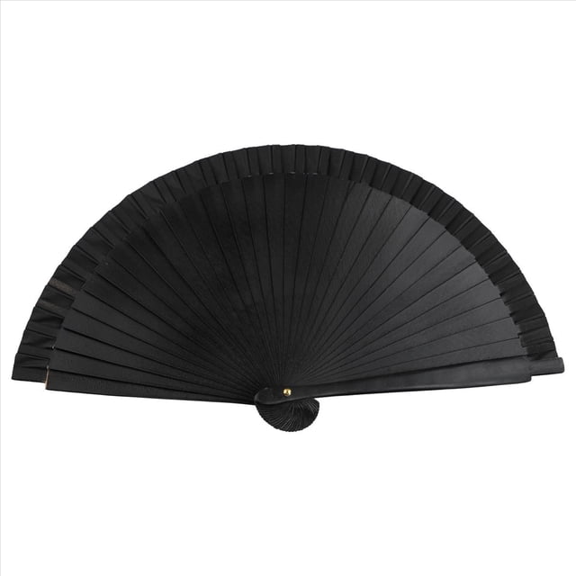 A-Plain Abanico Plegable de Madera Actuaciones de Danza Clásica Abanico de Mano Adornos para el Hogar