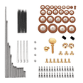 thumbnail image 2 of 238Pcs/Set Alto Sax Saxophone Repair Parts Screws + Saxophone Springs Kit DIY Tool Woodwind Instrument Accessories, 2 of 8