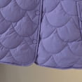 thumbnail image 4 of Parkas de manga larga para mujer, chaquetas acolchadas cálidas para mujer, chaqueta acolchada lisa de manga larga con estampado floral, abrigos con bolsillos, blusa para mujer, 4 of 9