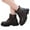 Coffee, variant on Dakaela Boys Girls Ankle Boots Toddler Waterproof Lace up Combat Booties Kids Buckle Motorcycle Riding Shoes with Side Zipper Black 13