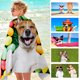 thumbnail image 1 of Fiudx Toalla de Playa con Temática de Perro, Microfibra de Secado Rápido, Diseño Ligero y Absorbente, Ideal para Yoga, Senderismo y Viajes, Ideal Como Regalo de Verano, 75 X 150 Cm., 1 of 7
