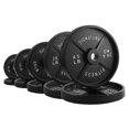 thumbnail image 4 of Signature Fitness Deep Dish 2 In. Olympic Cast Iron Weight Plates with E-Coating, Pair, 4 of 8