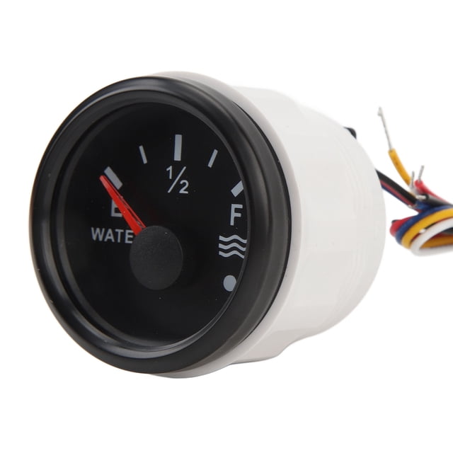 Medidor De Nivel De Agua, Medidor De Nivel De Agua De 52 Mm E 1/2 F Retroiluminación Colorida De 240 A 33 Ohmios Para Barco Yate RV DC9 A 32 V