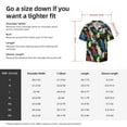 thumbnail image 5 of KLL Parrot Print Men's Shirt Short Sleeve Button Down Summer Cuba Beach Shirts- 4X-Large, 5 of 5