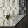 thumbnail image 4 of Luxe Weavers Checkered Geometric Gray 6x9 Area Rug, Indoor Carpet, 4 of 8