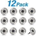 thumbnail image 1 of Luz solar de suelo Luz solar Paquete de 12 Focos de suelo impermeables de 8 LED [Clase energética A+++] (12 luces blancas), 1 of 6
