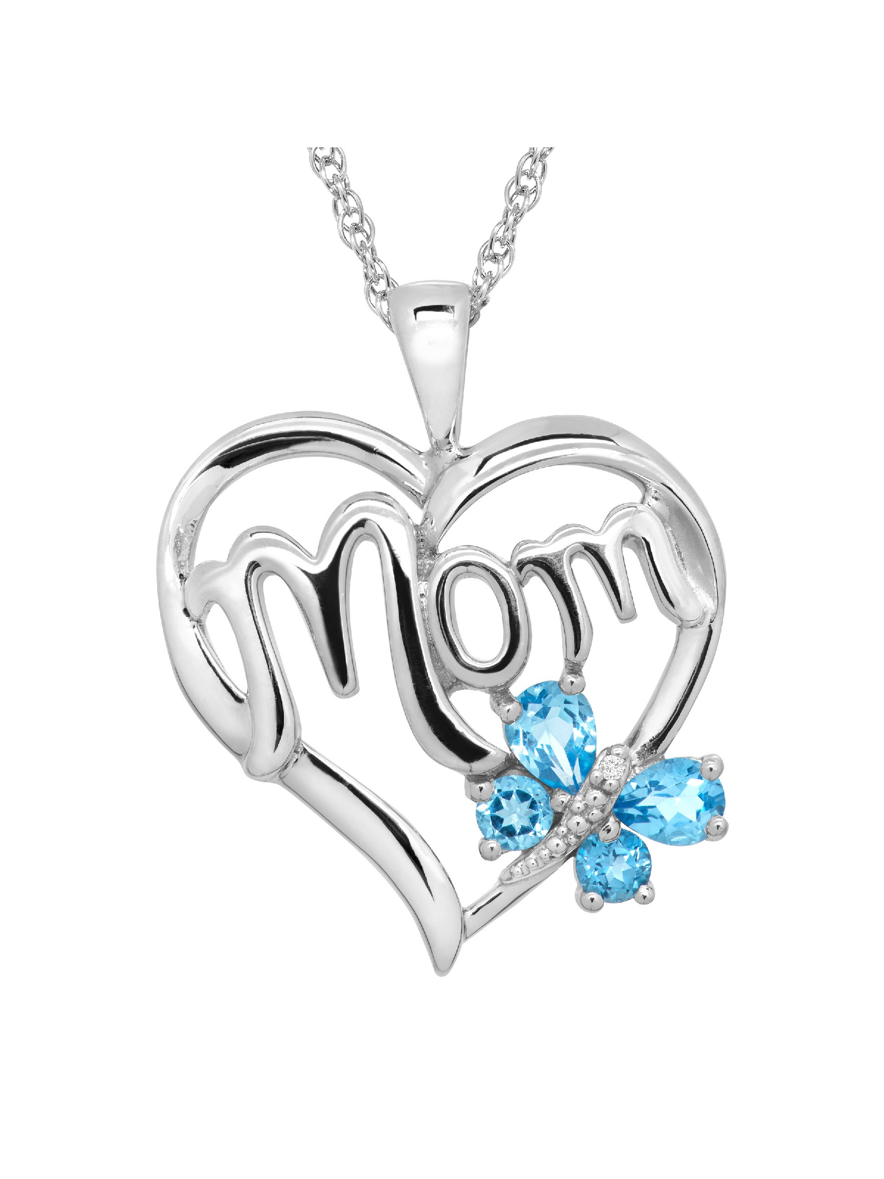 mom heart necklace walmart