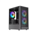 thumbnail image 3 of Black aluminum alloy mid-tower computer case, 3 of 5