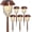 6 Pack, variant on Solar Pathway Lights Outdoor - 6 Pack Solar Garden Lights, 10-40 LM Dimmable Solar Lights Outdoor Auto /Off IP 65 Solar Landscape Lighting for Patio Walkway Driveway
