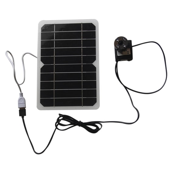 Solar Powereds Outdoor Water Pump With 6 Nozzles Plugs Easy Installation For Pool Fish Tank Decoration