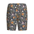 thumbnail image 5 of Naloa Wildflowers Men's Short Pajama Pants, Lounge Comfort Shorts with Elasticized Waistband and Side Pockets - 4X-Large, 5 of 9