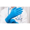 thumbnail image 2 of LifeGuard Blue Latex 14 mil Extended Cuff Medical/Industrial Gloves - Powder Free - 50/BX - 10BX/CS - Case of 500 Gloves, 2 of 7