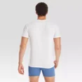 thumbnail image 3 of Hanes Premium Men's Short Sleeve Crewneck T-Shirt 5pk - White L, 3 of 4