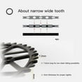 thumbnail image 4 of 130 BCD Chainring, 50T 52T 54T 56T 58T Folding Road Bike Round Single Speed Narrow Wide Bicycle Chain Ring, Aluminium Alloy Superlight Sprocket, Fit 14'' 16'' 20'' Folding Bike, 4 of 6