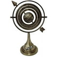 thumbnail image 2 of Antique Brass Armillary Sphere Nautical Maritime Astrolabe Engraved Globe 10", 2 of 3