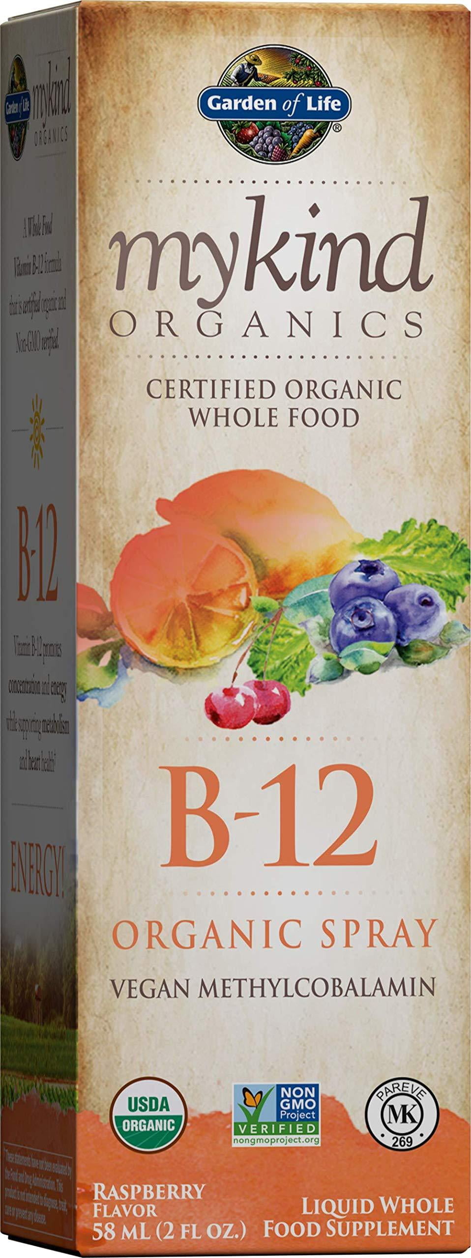 Garden of Life B12 Vitamin - mykind Organic Whole Food B-12 for