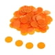 thumbnail image 4 of Paquete de 100 fichas de plástico de 25 mm para fichas de bingo. naranja, 4 of 9