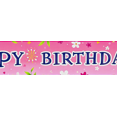 thumbnail image 3 of Pink Floral Patterned Happy Birthday Banner Background Decors for Birthday Party Photography Props Photo Backdrop Supplies Celebration Decorations Event Party Decor, 3 of 7