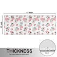 thumbnail image 5 of Kitchen Rugs Sets Of 2,White Cow Milk Strawberry Pattern Anti Fatigue Kitchen Mat Rugs Non Slip Washable,Decorative Kitchen Floor Mats for Kitchen,Sink,Laundry,17"X47", 5 of 5