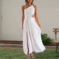 thumbnail image 3 of CHENge Spring Dresses for Women 2026 Elegant Classy Square Neck Sleeveless Flowy Wedding Guest Party Midi Dress, 3 of 9