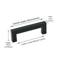 thumbnail image 2 of Fitviso 25 Pack 3-1/2 Inch(90mm) Matte Black Kitchen Cabinet Handles Drawer Pulls for Cabinets Cupboard, 2 of 12