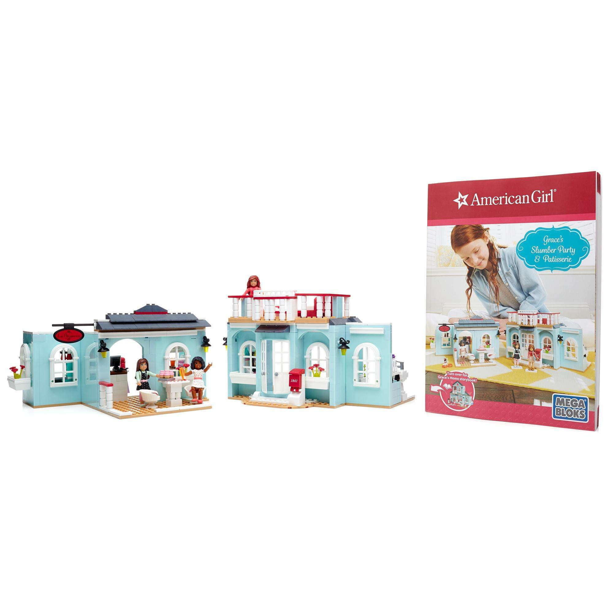 Mega Bloks 749 Pcs American Girl Grace 2in1 Buildable Home Party Doll House for sale online 