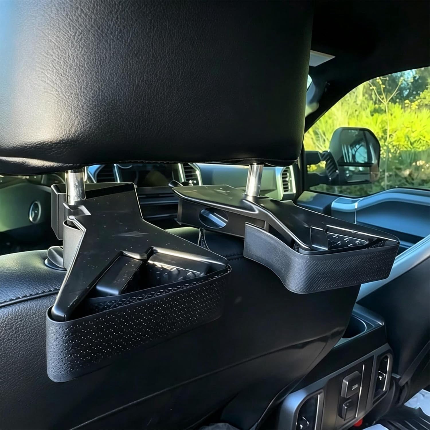 Seat Back Gun Rack Adjustable Headrest Mount for Vehicle