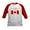 Red/White, variant on CafePress - Id Rather Be In Canada Baseball Jersey - Kids Cotton Baseball Jersey, 3/4 Sleeve Shirt