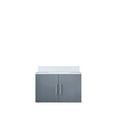 thumbnail image 2 of Dark Grey Bath Vanity 30" X 22" - Marble Top, Solid Wood, Soft Close Function, Spacious Storage Compartment, Scratch And Stain Countertop, Pre-drilled For Single Faucet Installation W D Bathroom, 2 of 4