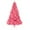 Pink, variant on 6 FT Black Artificial Christmas Tree - 1050 PVC Branch Tips, Flame-Retardant Material, Sturdy Iron Base, 3-Step Easy Assembly